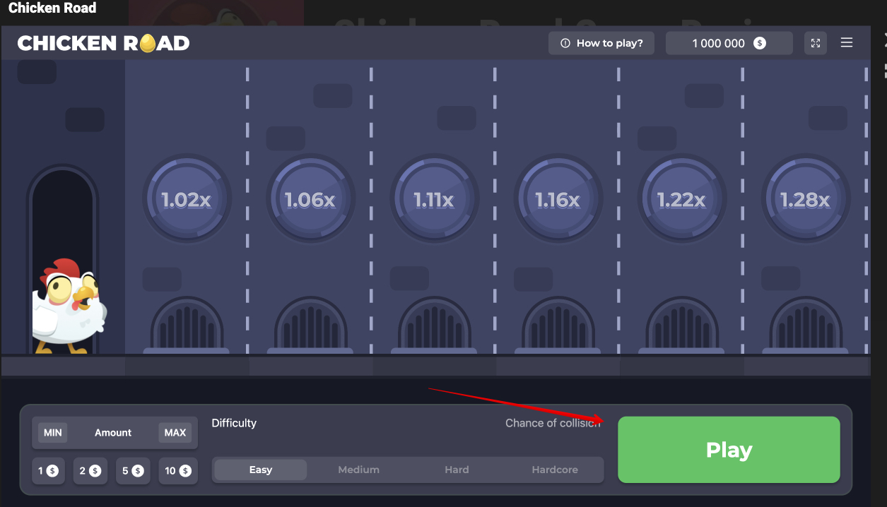Pick a difficulty mode (if the casino offers it)